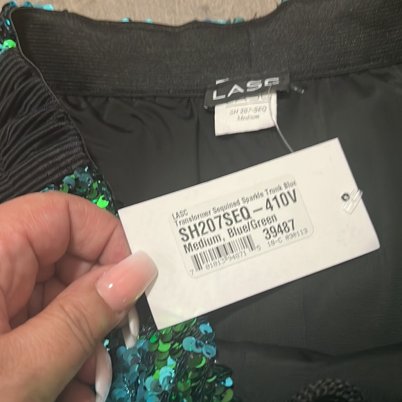 NWT LASC transformer sequinned sparkle trunks - Picture 5 of 7